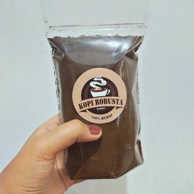

Kopi Bubuk Robusta Dampit Asli Murni 100% Terbaik Kemasan 250gr