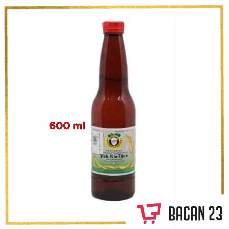 Pek Bie Tjioe Arak Masak (600ml) / Ciu Putih Cap Guci / Arak Masak Putih Botol / Bacan 23 - Bacan23