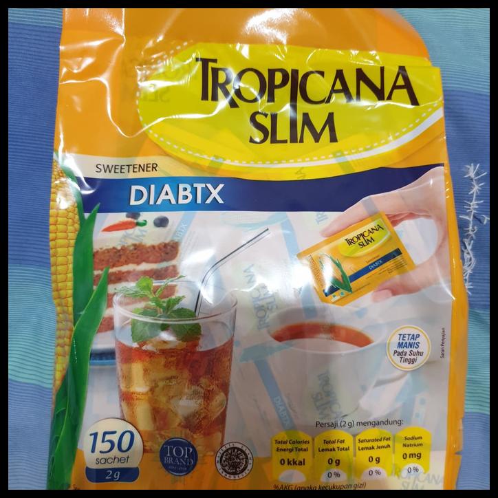 

TERBARUU!! Gula Tropicana Slim Diabtx Sweetener 150 Sachet Grosir Diabetes SALE