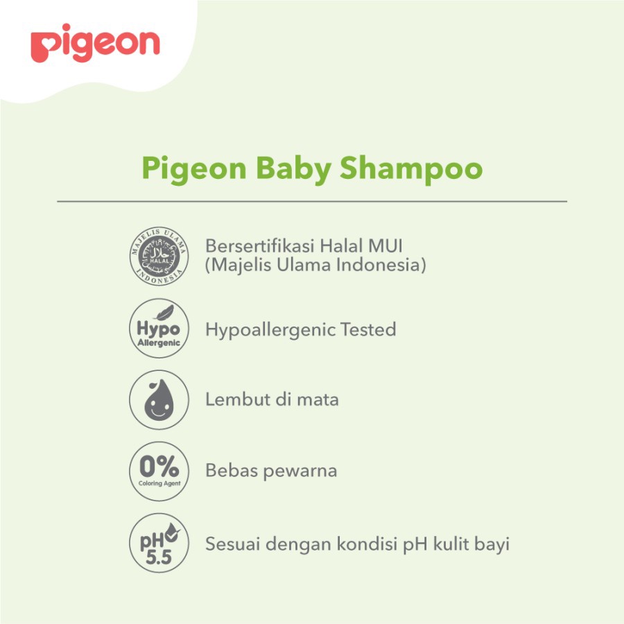 PIGEON BABY SHAMPOO 400ML PUMP FREE BABY LIQUID SOAP 200ML