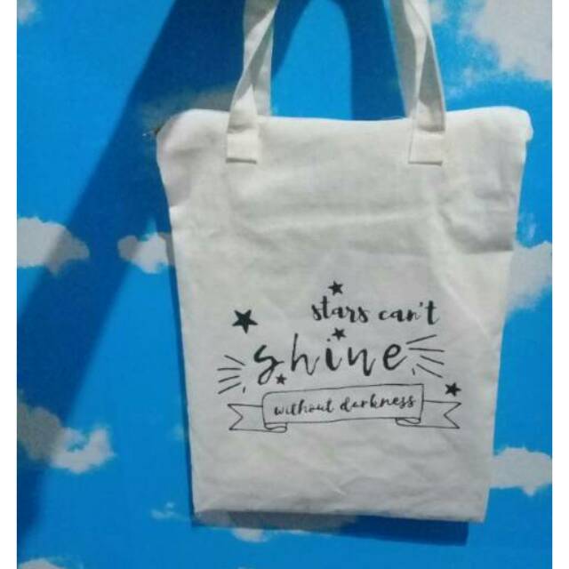 totebag blacu custom