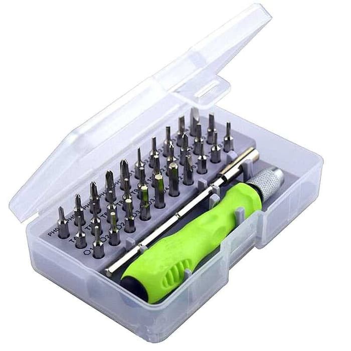 Aisilin Obeng 32 in 1 Magnetic Screwdrivers Repair Tool for Smartphone