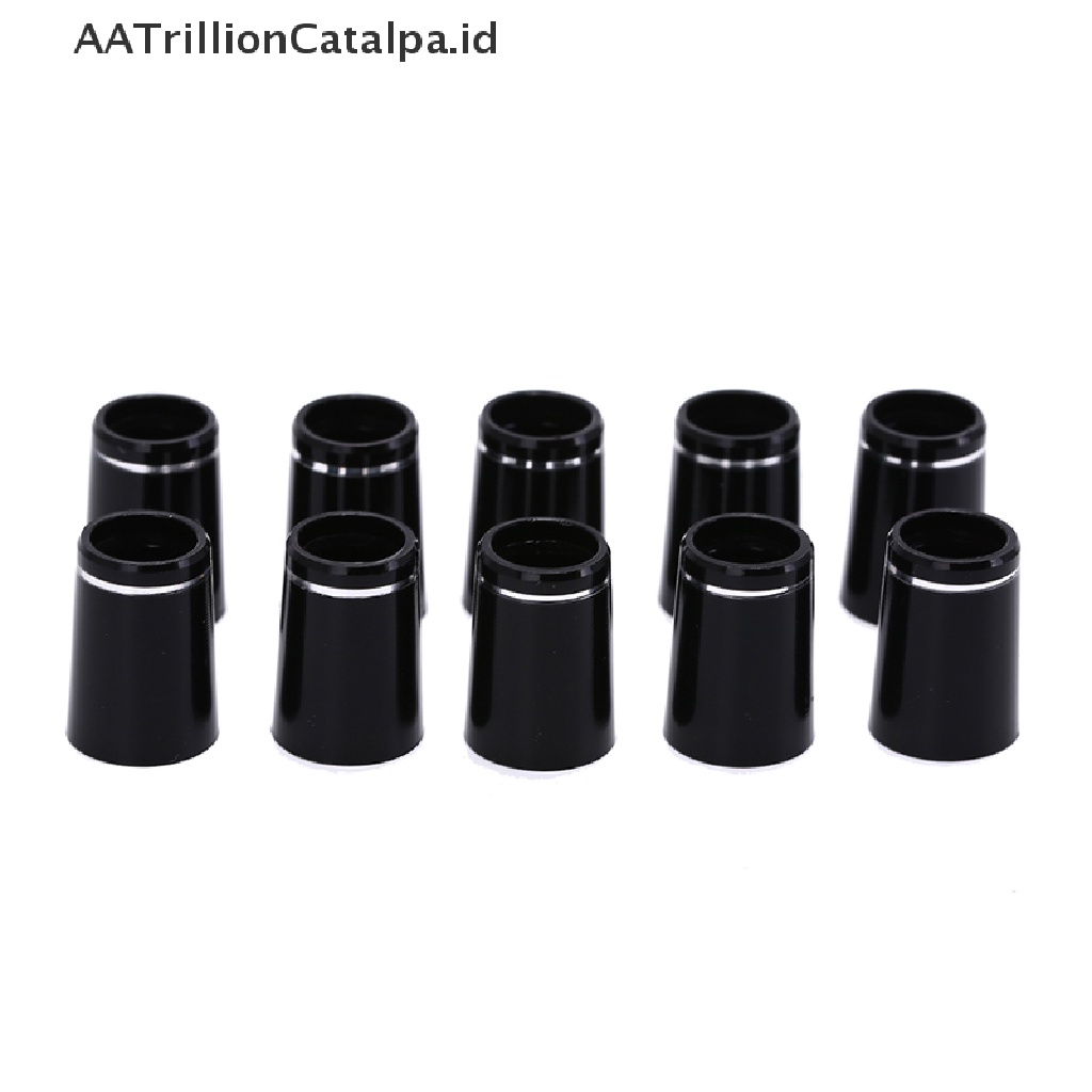 Aatrillioncatalpa 10pcs Ferrule Golf Bahan Plastik Dengan Ring Ganda Adapter Shaft 9.5x19 X 13.4