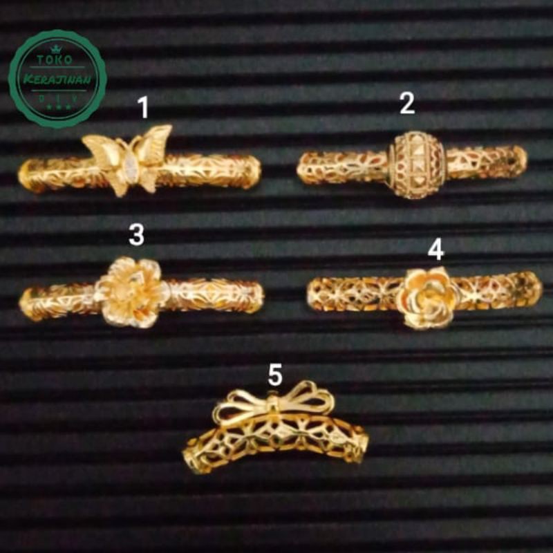 Liontin Gelang Tali Xuping Model Tabung Bahan Gelang Emas