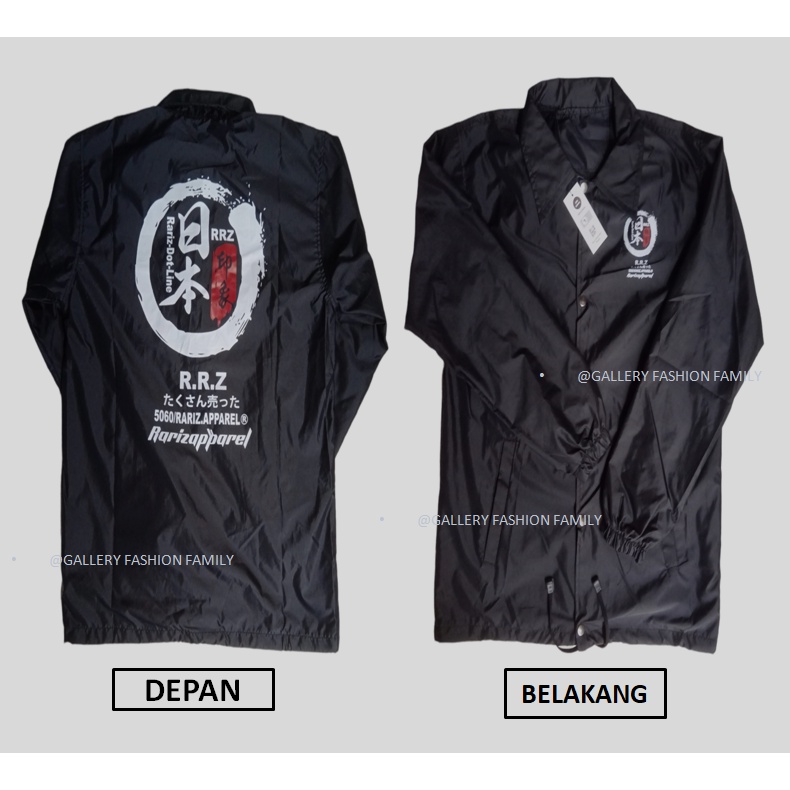 Jaket coach RRZ Ninja Terbaru Orignal / Jaket Coach Motif Ninja Orignal Terbaru Gratis Onkir Bisa Cod