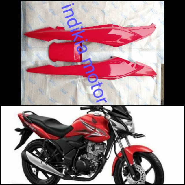 cover body bodi belakang Verza 150 merah cabai 2013 2014 2015