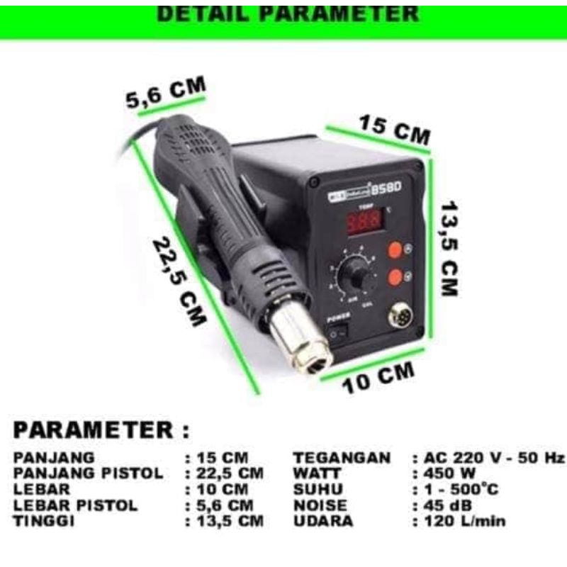 BLOWER AT PRO 858D