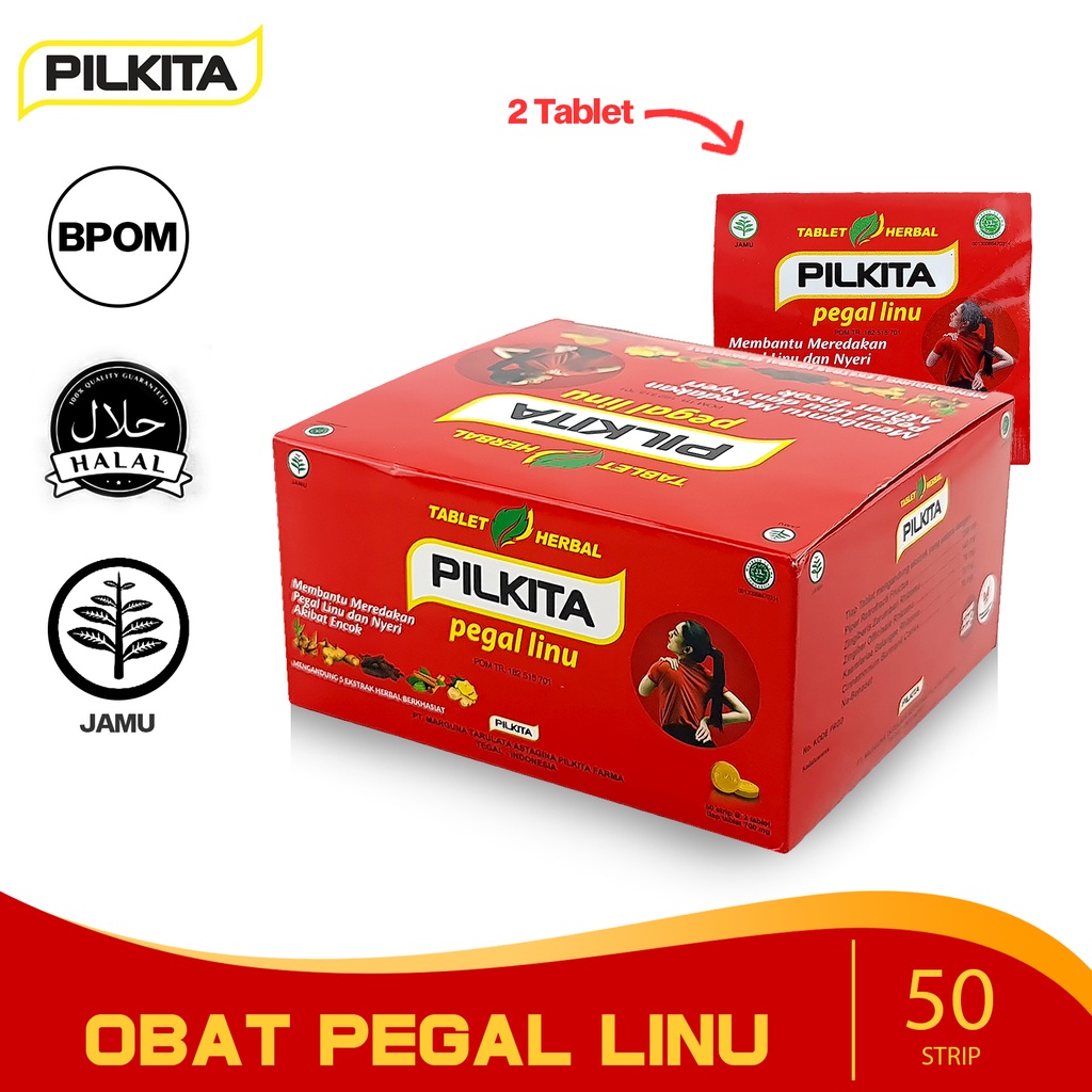 

Obat Pegal Linu Herbal PILKITA Box