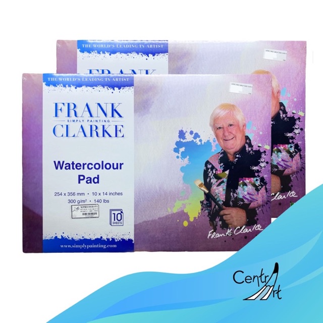 

Watercolour pad Cat air sketch book FRANK CLARKE 300gsm 10 lembar