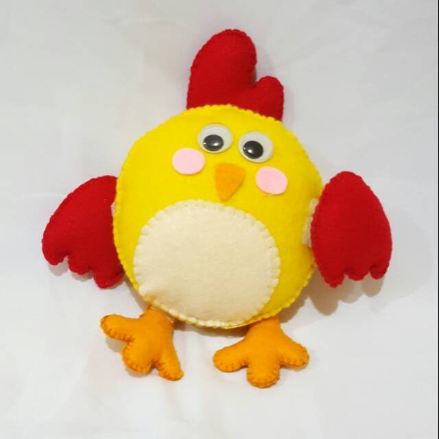 Contoh Boneka Ayam Dari Kain Flanel Boneka Baru