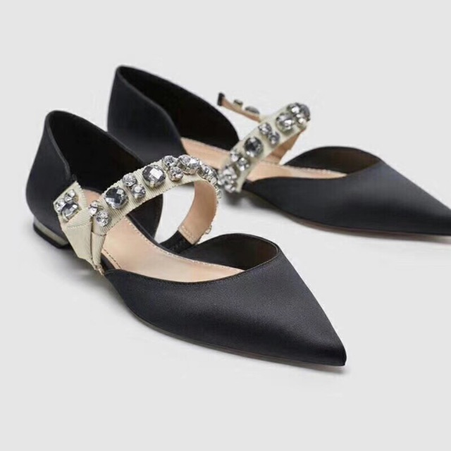 zara trafaluc flat shoes