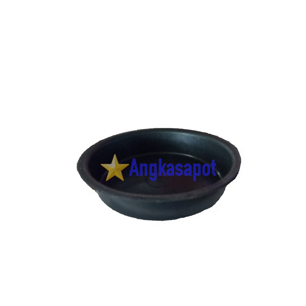 Tatakan Alas Piring Pot Bunga Tanaman 15 cm Hitam Simba 5