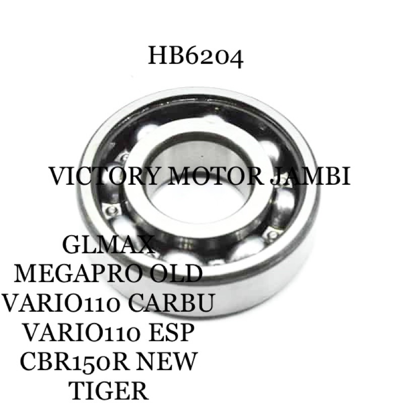 KLAHAR LAHER BEARING HB6204 HONDA AHM