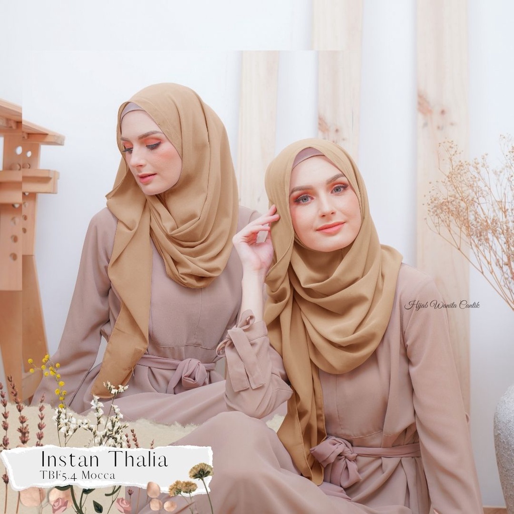 Hijabwanitacantik - Instan Thalia | Hijab Instan | Jilbab Instan-Mocca