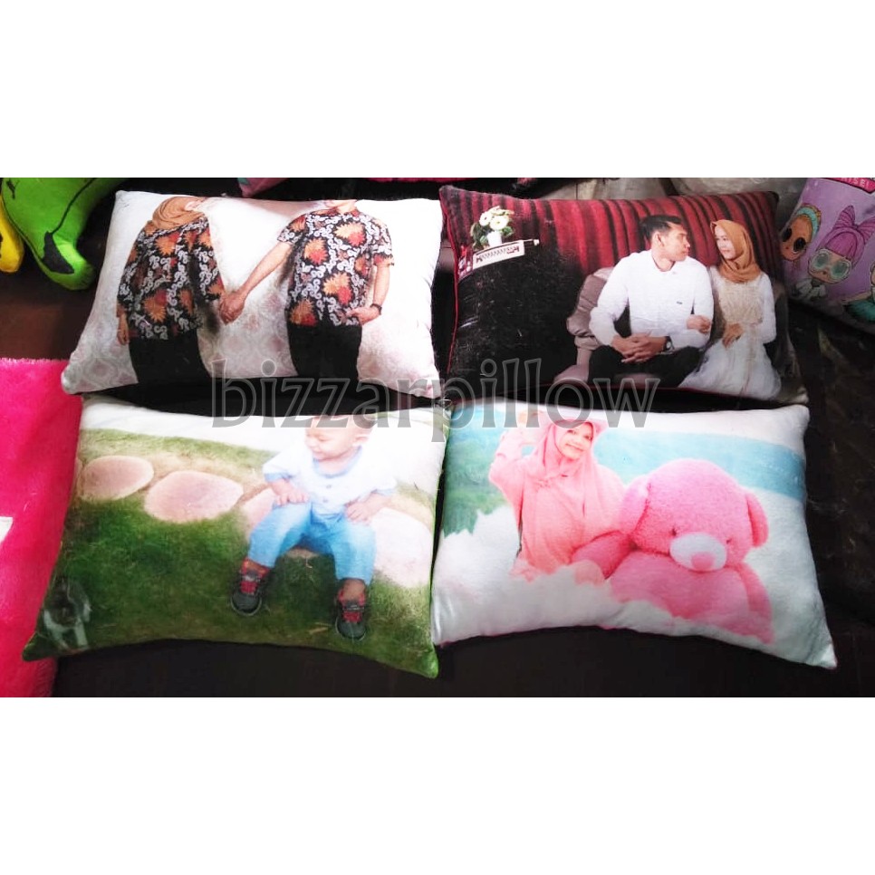 Bizzarpillow Bantal Foto Custom Fullprint 30x40 cm BZ026