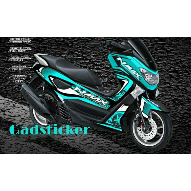 Jual Decal Nmax Desain Gerafis Decal Nmax Full Body Full Blok Decal New