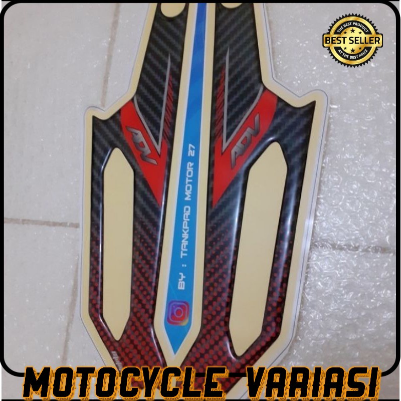 stiker Footstep Honda ADV 150 carbon resin premium