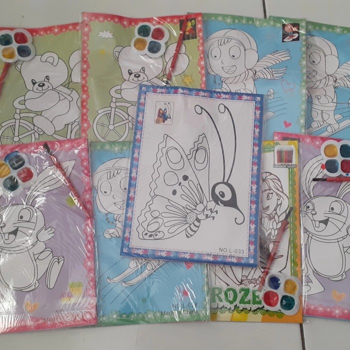 

BELAJAR MEWARNAI MELUKIS CAT AIR - EDUKASI ANAK - SOUVENIR ULTAH