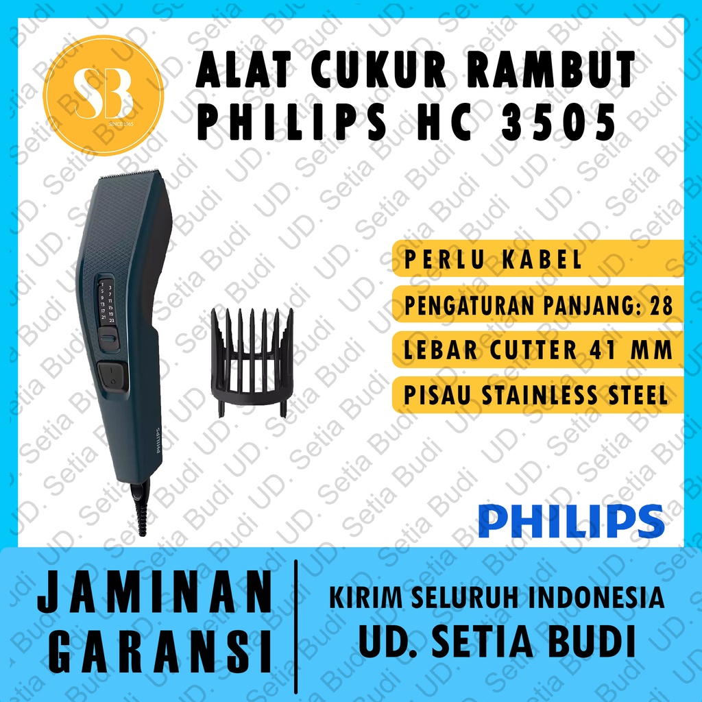 Alat Cukur Philips Hair Clipper HC 3505