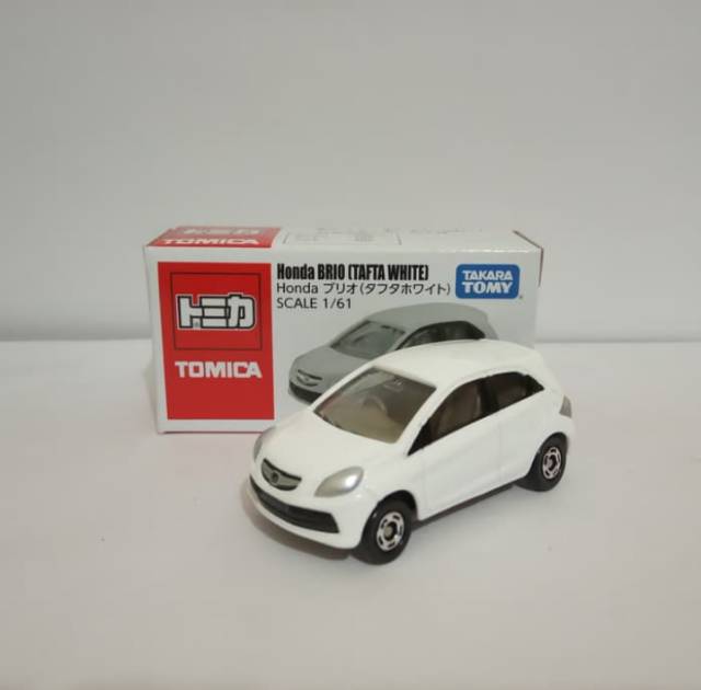 Diecast Honda Brio Tafta White koleksi diecast mobil Takara Tomy murah