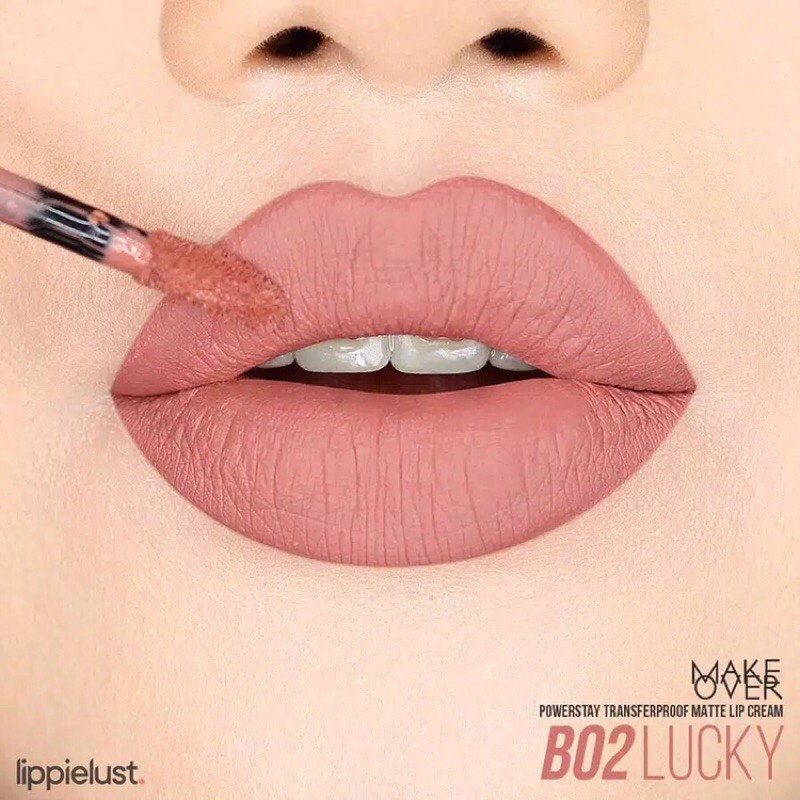 MAKE OVER POWERSTAY Transferproof matte lip cream