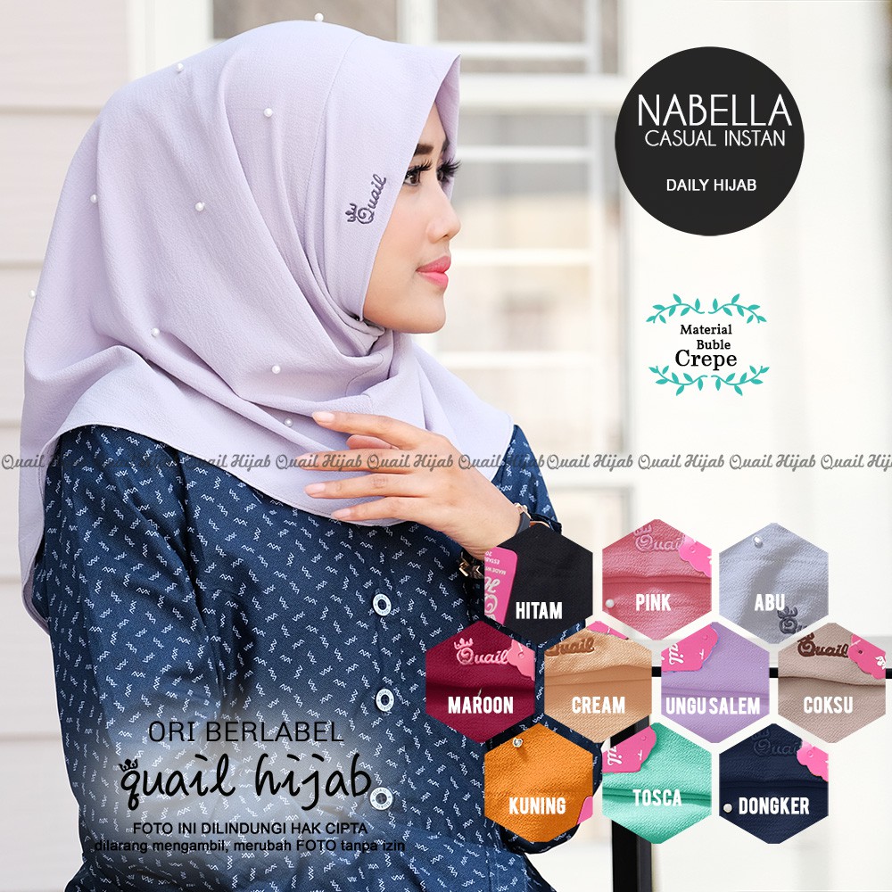 Katalog Quail Hijab Terbaru 2018 – Tutorial Hijab Terbaru