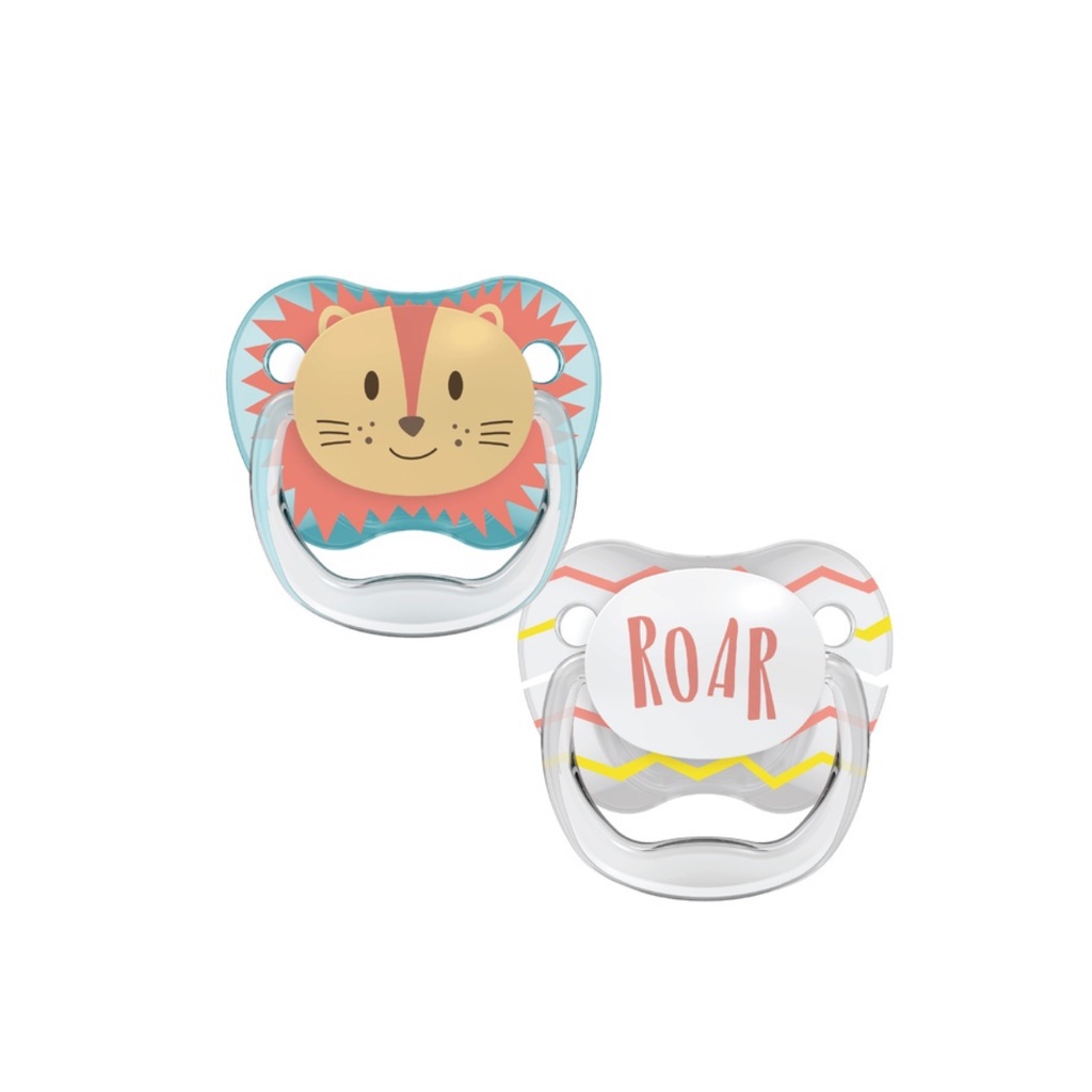 Dr. Brown's PreVent Printed Shield Pacifier Empeng Stage 1 ( 0 - 6m ) 2 Pack