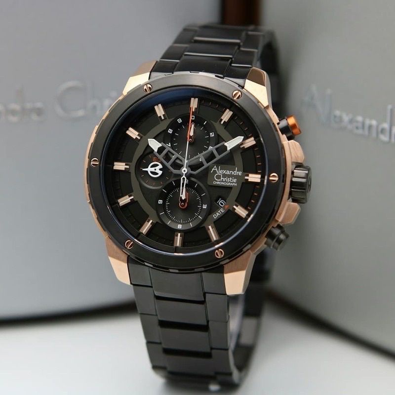 JAM TANGAN PRIA ALEXANDRE CHRISTIE 6530 ORIGINAL