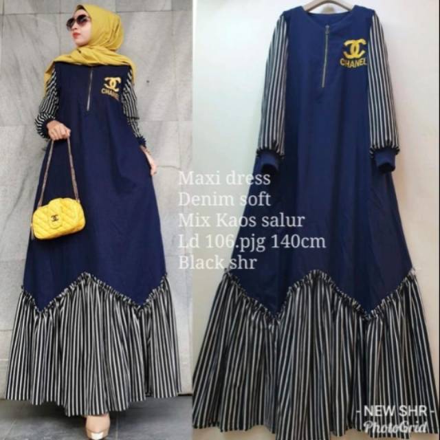 Gamis jeans ORI SHR