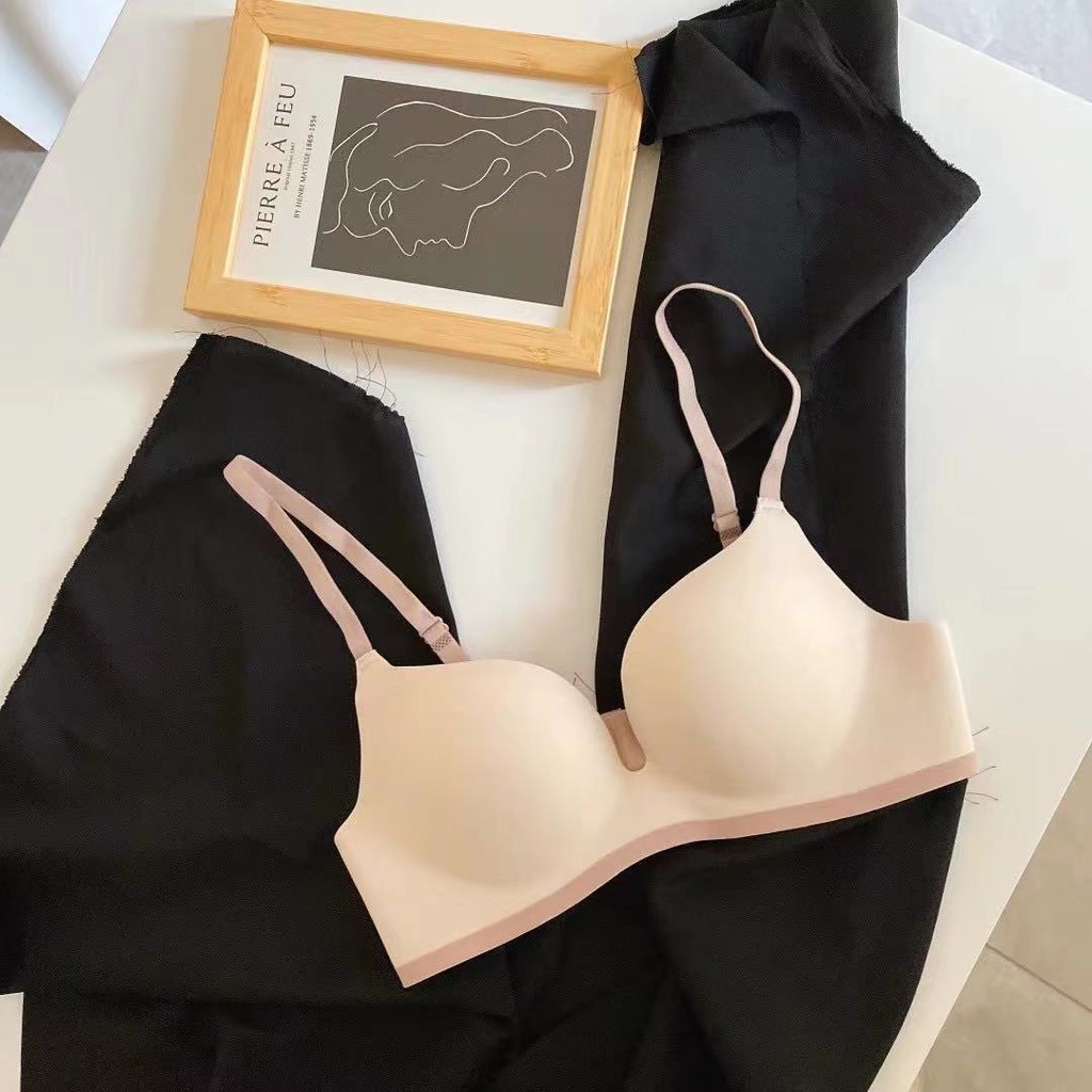 Bra Wanita Mulus Push Up Tanpa Rim Bersama Fashion Bra Keren(Ukuran BRA ini terlalu kecil,silahkan pilih ukuran yang lebih besar)