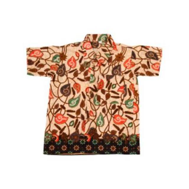 Kemeja Batik Anak size S/Hem Batik/Baju Batik Anak (2-3th)