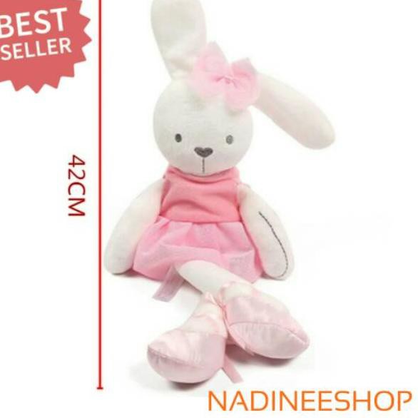 pink stuffed bunny