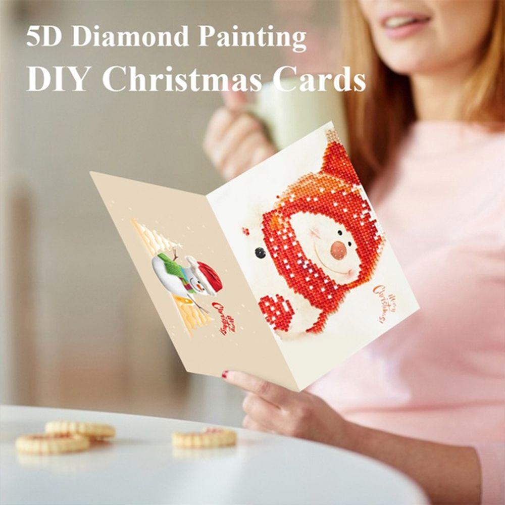 R-flower 5D Diamond Painting Craft DIY Diamond Painting Kartu Undangan Handmade 5D Kartu Ucapan