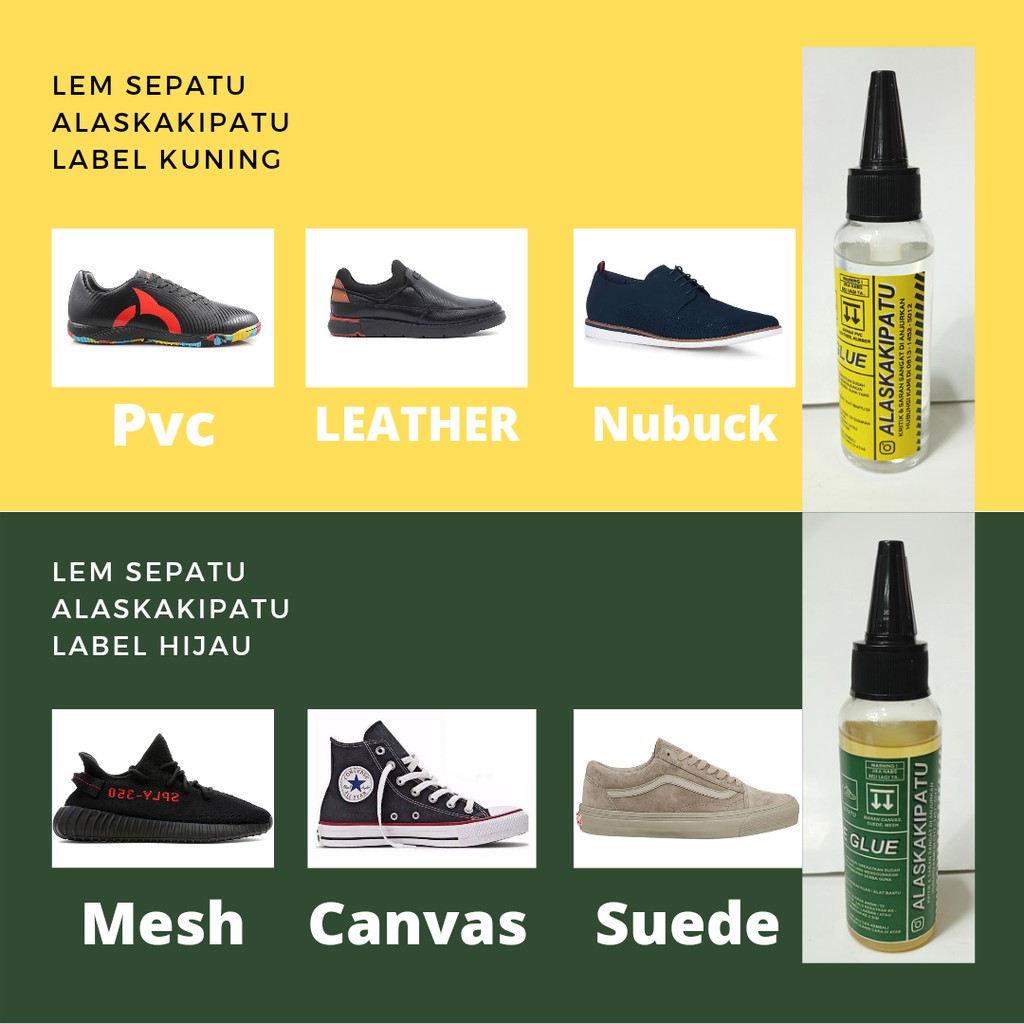 Lem sepatu magic glue untuk reglue lem bening