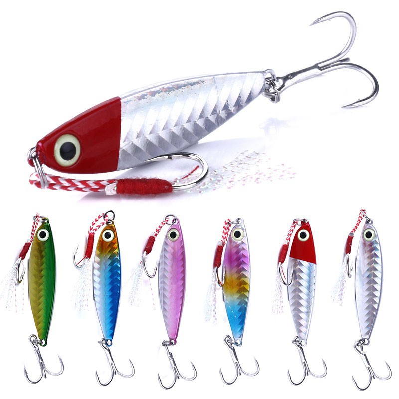 umpan pancing metal jigging spinnerbait metal lure tuna