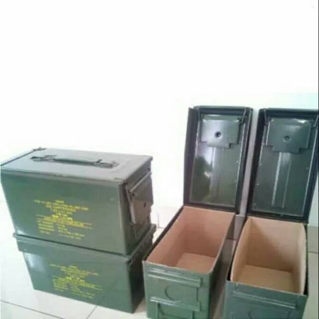 Box besi / kotak peluru / box pindad