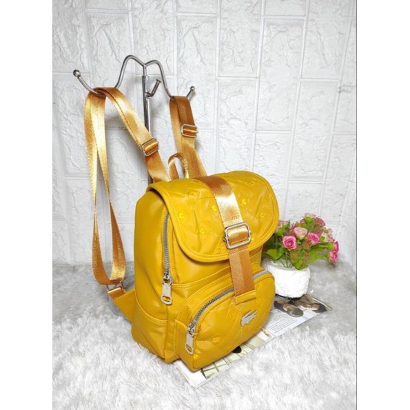 Ransel Korean Full Bordir Mini Terlaris Uk25X18X8CM