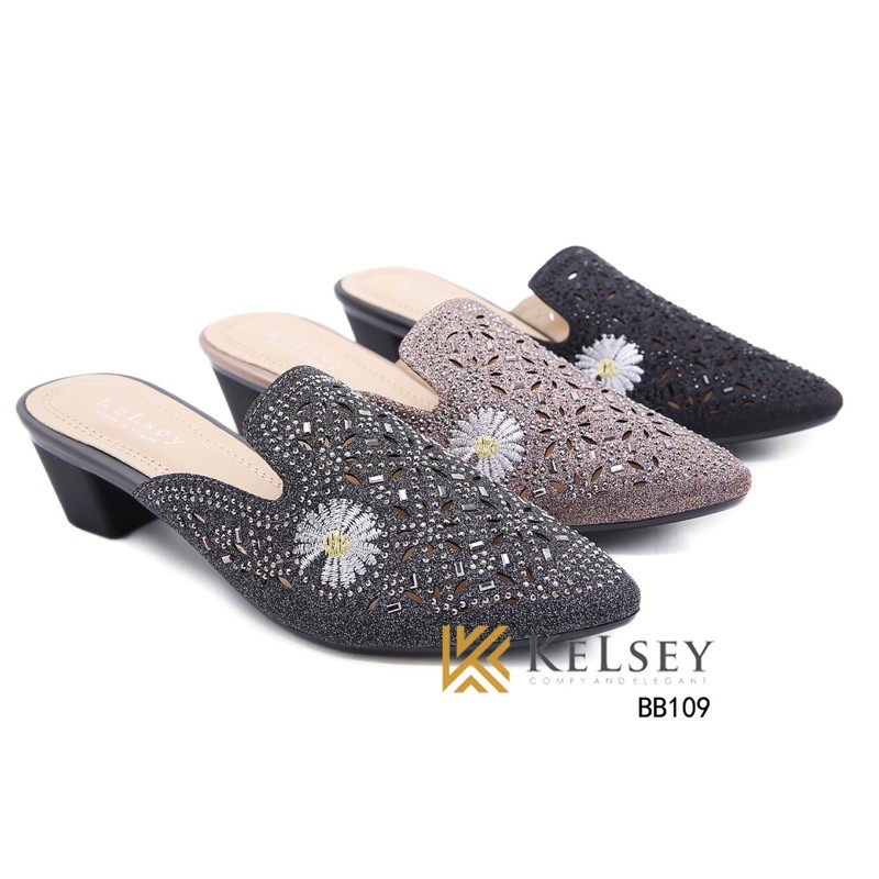 Kelsey Sendal Heels Wanita 5cm BB109