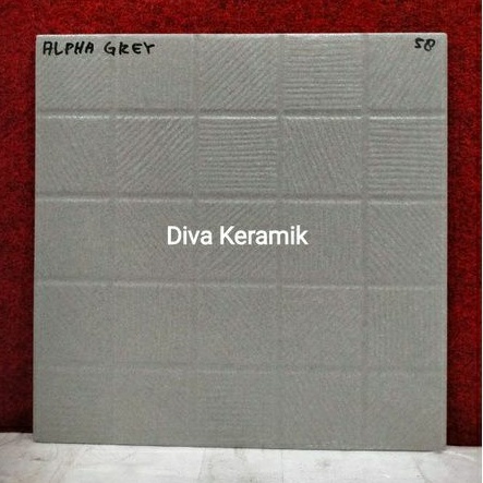 Keramik Lantai - Asia Tile Alpha Grey 25x25