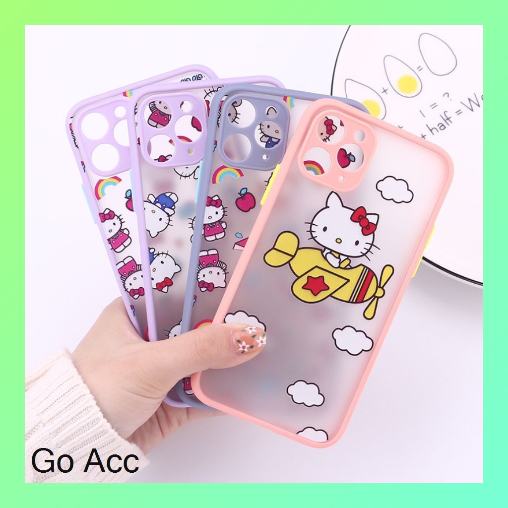 Lens Cover Case Camera Protector Hello Kitty Ungu Lilac HK FM15 FM17 for Oppo Reno 4 4F 5 5F 6 A15 A15s A33 A37 A53 A3s Realme 2 Pro U1 U2 C1 A5s A7 A12 A11k 5 5i 5s C3 6 7 7i 8 C11 C12 C15 C2 A1k C20 C21 C21y C25 Narzo 20 30A Samsung J2 Prime