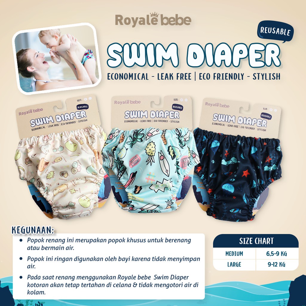 Royale Bebe Swim Diaper