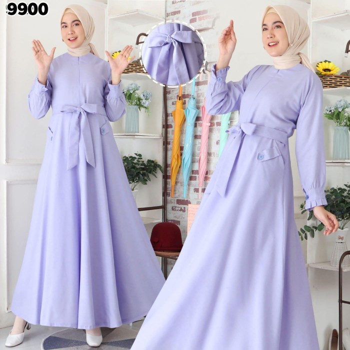 Gamis Terbaru 2021 Terlaris Syari Kekinian Muslimah Cewek Dewasa Y6G8 Murah Syar'i Best Seller Remaj