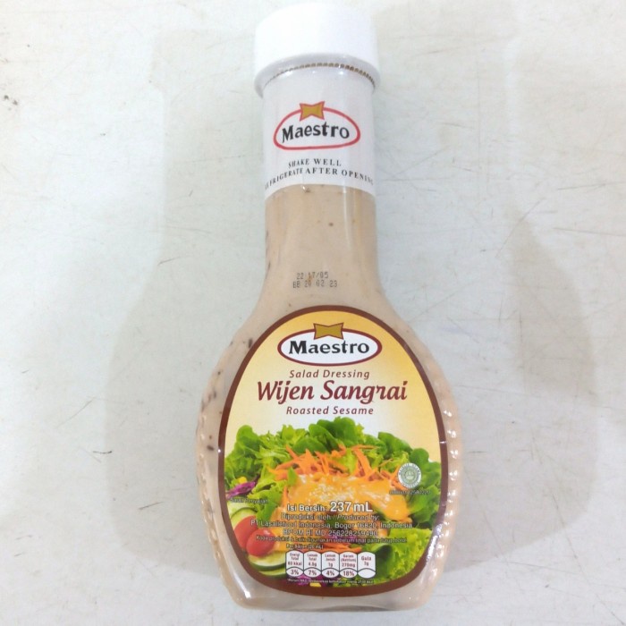 

[oddsolshop] pekanbaru/Maestro Wijen Sangrai 237GR Salad Dressing Roasted Sesame Halal
