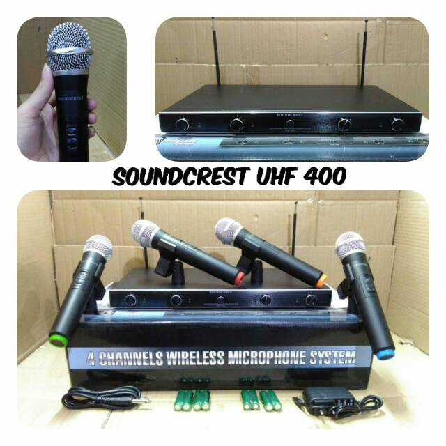 MIC WIRELESS SOUNDCREST UHF 400