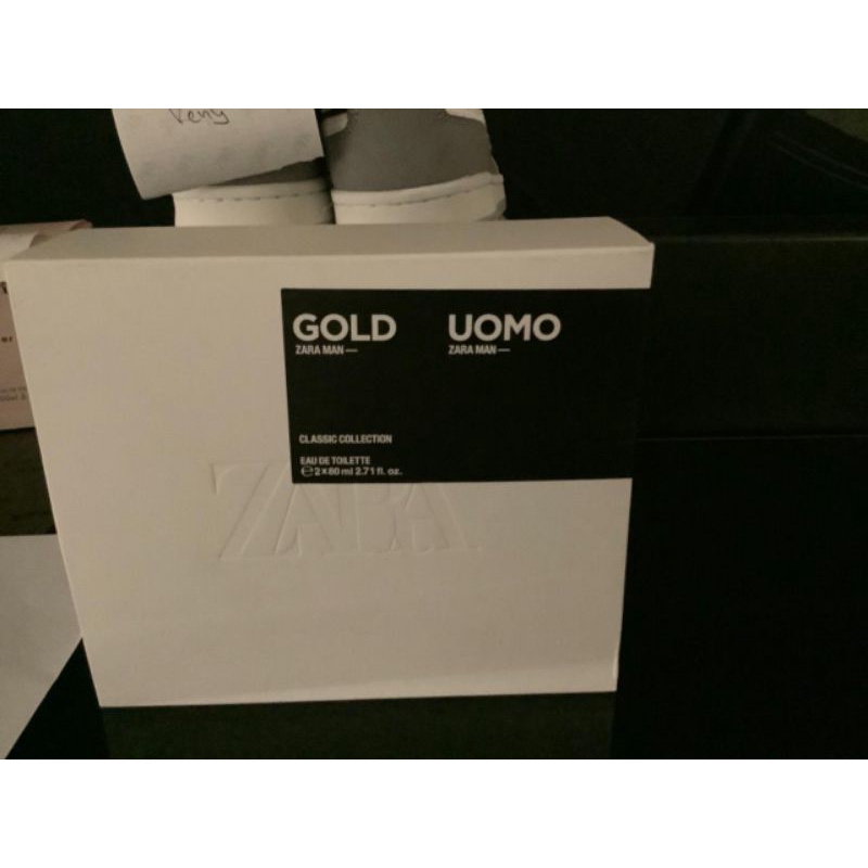 ZARA Men Parfume GOLD - UOMO EDT set