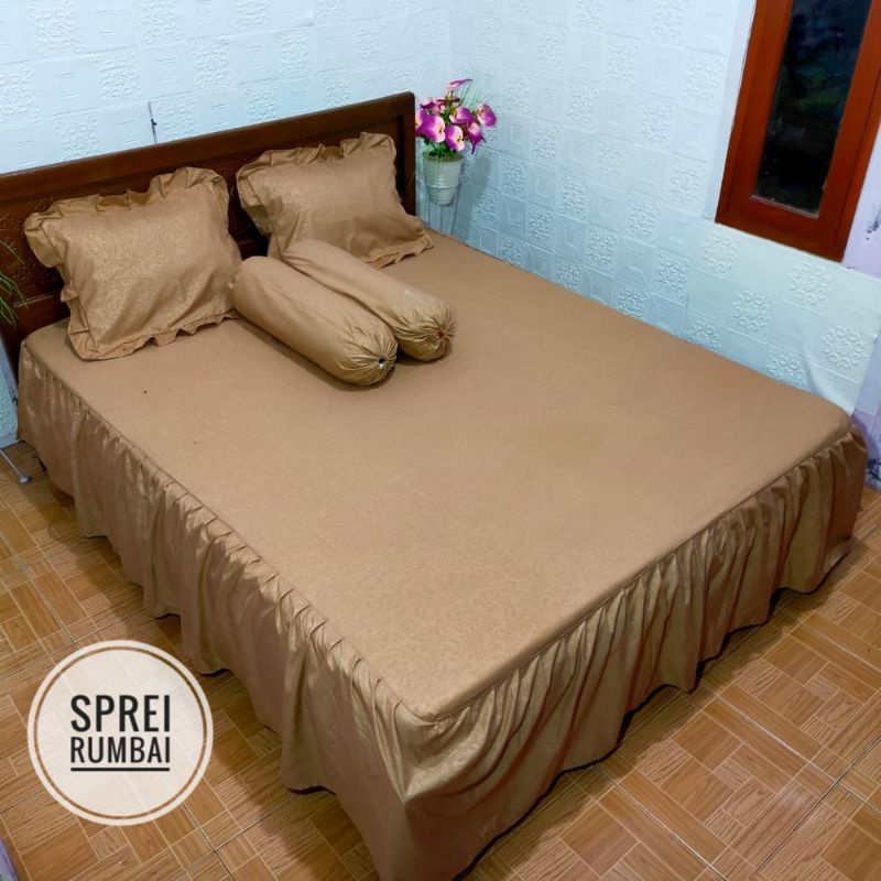 SPREI RUMBAI SINGEL 120X200 SPREI RUMBAI FATA EMBOS