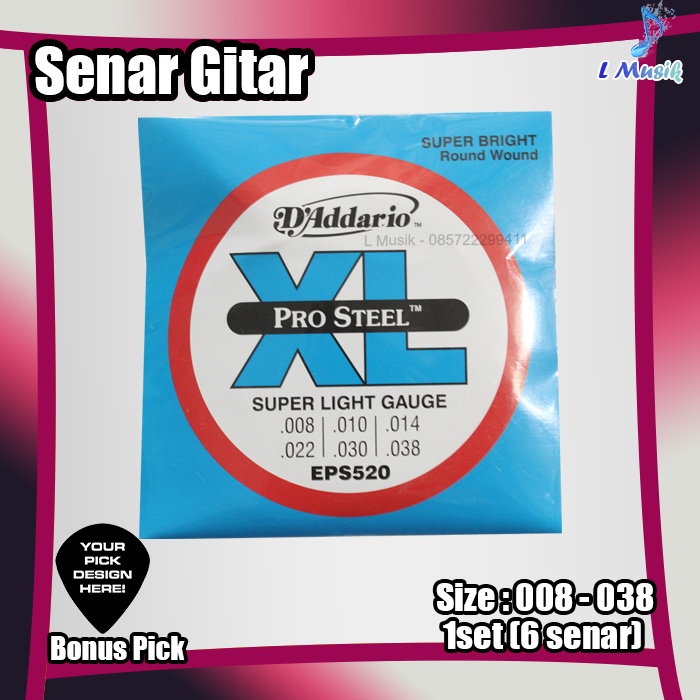 [GROSIR] SENAR GITAR AKUSTIK ELEKTRIK MINIMAL 200 SET  (LOKAL PREMIUM) - ORIGINAL NICKEL WOUND GUITAR STRINGS