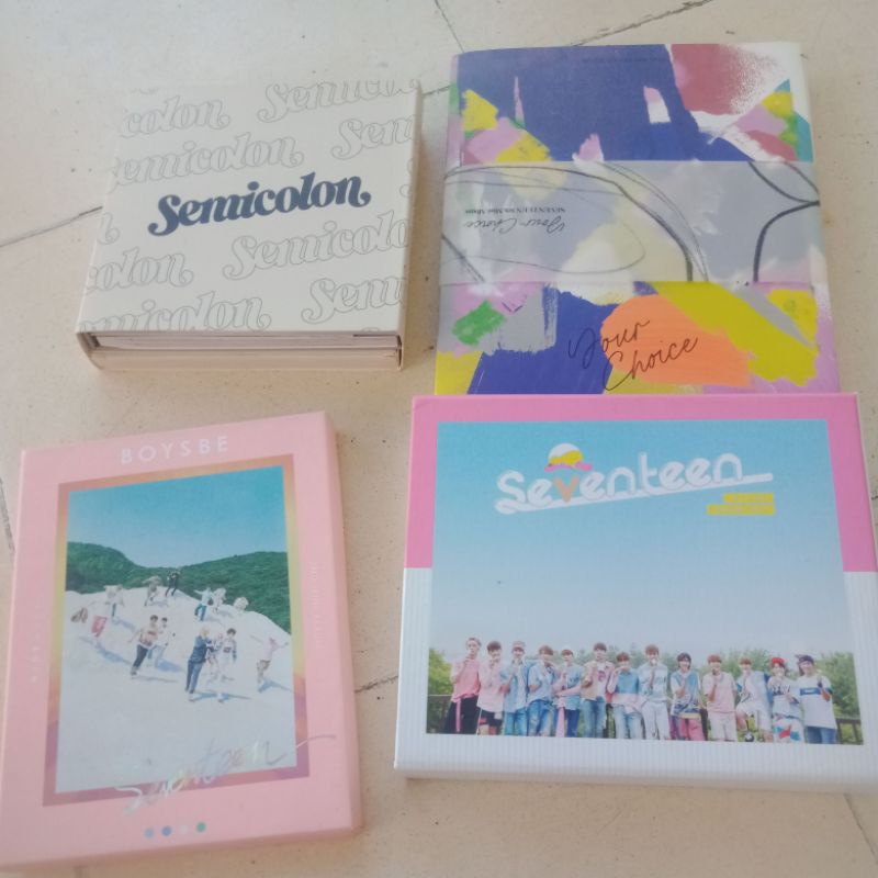 Album Only Seventeen Love&letter repackage Boys Be Your choice Semicolon