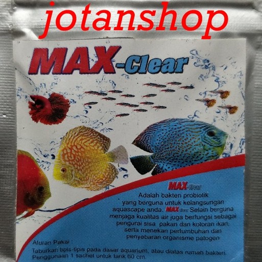 Max Clear bakteri stater starter aquarium aquascape probiotik