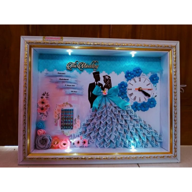 mahar siluet/mahar pernikahan/mahar mas kawin/mahar unik/mahar murah/mahar lampu led/mahar jam/jabar